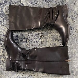 Chaps Black Boots 8B